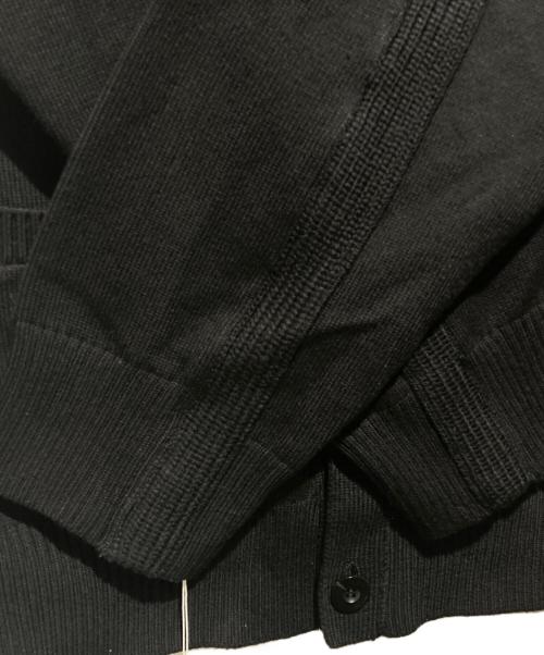 IRENISA（イレニサ）IRENISA (イレニサ) COTTON KNIT CARDIGAN(コットンニットカーディガン） ブラック サイズ:3 未使用品の古着・服飾アイテム