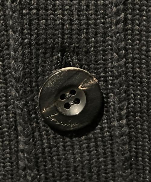 IRENISA（イレニサ）IRENISA (イレニサ) COTTON KNIT CARDIGAN(コットンニットカーディガン） ブラック サイズ:3 未使用品の古着・服飾アイテム