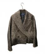 FRAMeWORKフレームワーク）の古着「TWEEDショートコート」｜ブラウン