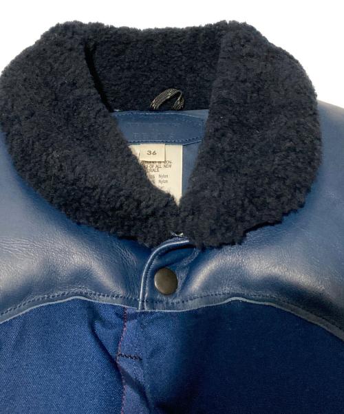 BEAMS（ビームス）BEAMS (ビームス) RockyMountainFeatherBed (ロッキーマウンテンフェザーベッド) BRIEFING (ブリーフィング) トリプルコラボダウンベスト ネイビー サイズ:36の古着・服飾アイテム