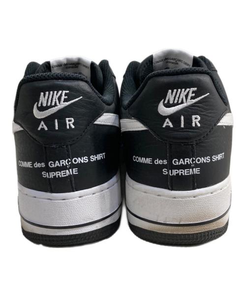NIKE（ナイキ）NIKE (ナイキ) COMME des GARCONS SHIRT (コムデギャルソンシャツ) SUPREME (シュプリーム) AIR FORCE1 ブラック サイズ:27の古着・服飾アイテム