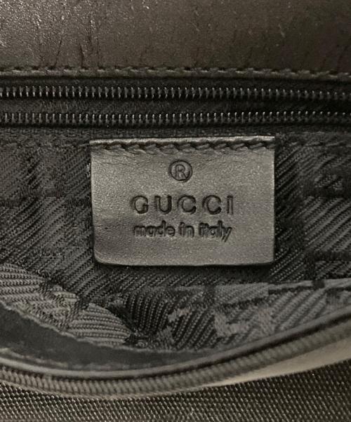 GUCCI（グッチ）GUCCI (グッチ) GGキャンバスウエストバッグ ブラックの古着・服飾アイテム