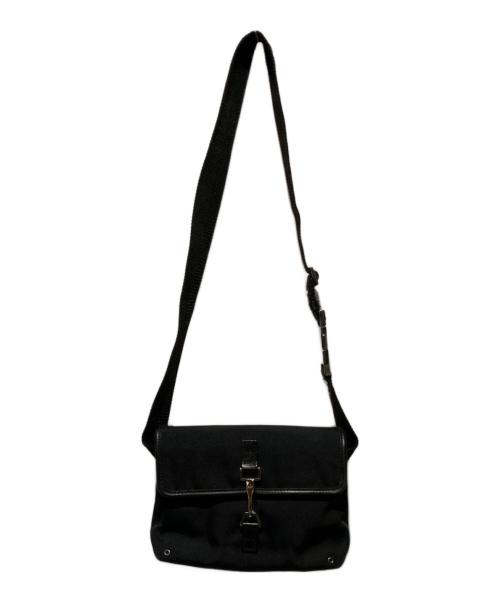 GUCCI（グッチ）GUCCI (グッチ) GGキャンバスウエストバッグ ブラックの古着・服飾アイテム