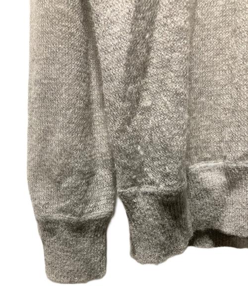 DEUXIEME CLASSE（ドゥーズィエム クラス）Deuxieme Classe (ドゥーズィエム クラス) Sheer V/N Mohair Knit ニット グレー サイズ:FREEの古着・服飾アイテム