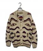 Ron Hermanロンハーマン）の古着「HAND CONCHO CARDIGAN ニットカーディガン」｜ベージュ