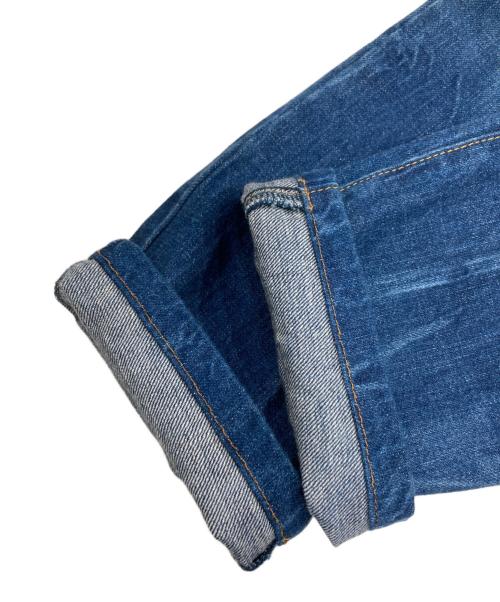 BALMAIN（バルマン）BALMAIN (バルマン) イーグルボタンフライバイカーデニムパンツ インディゴ サイズ:36の古着・服飾アイテム