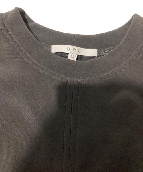 UN3D.（アンスリード）UN3D. (アンスリード) ウェーブラインパデッドプルオーバー ブラック サイズ:38の古着・服飾アイテム