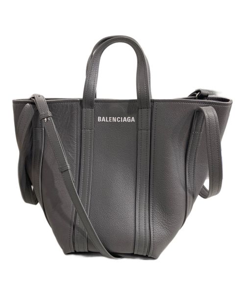 BALENCIAGA（バレンシアガ）BALENCIAGA (バレンシアガ) エブリデイ スモール ノースサウス 2WAYトートバッグ グレーの古着・服飾アイテム