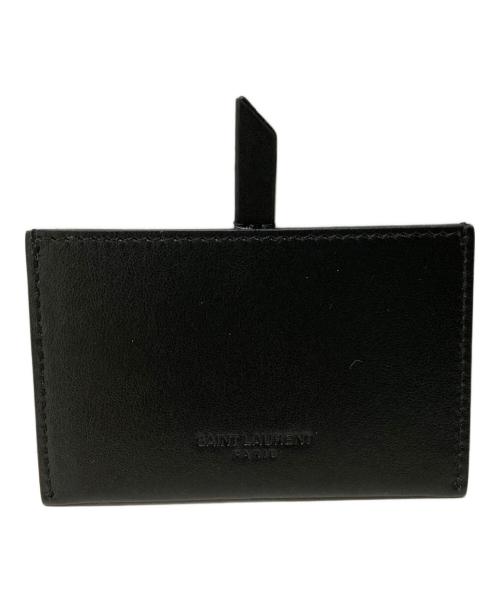 Saint Laurent Paris（サンローランパリ）Saint Laurent Paris (サンローランパリ) ミラー カードポケット ブラックの古着・服飾アイテム