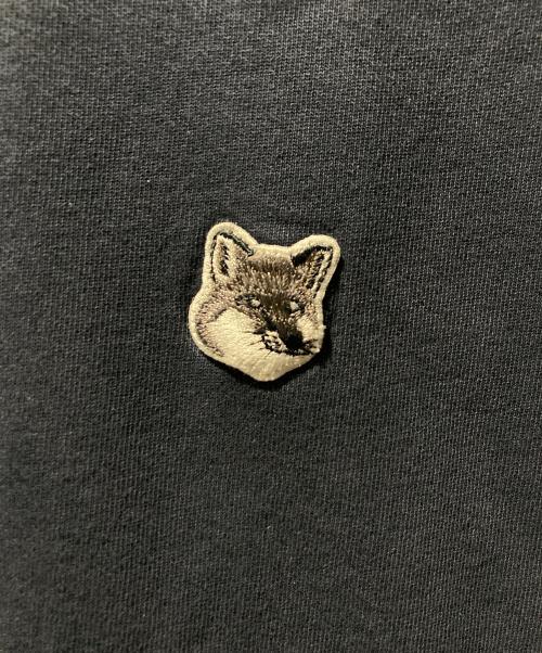 maison kitsune（メゾンキツネ）maison kitsune (メゾンキツネ) フォックス ヘッドパッチ クラシック スウェット ネイビー サイズ:Mの古着・服飾アイテム