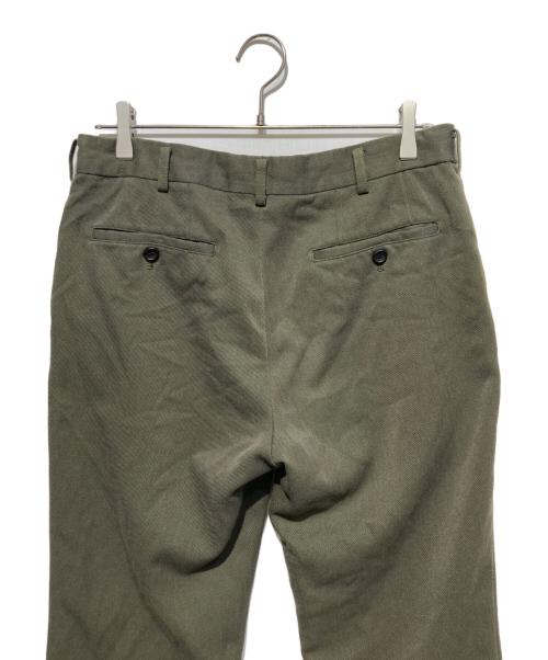 COMME des GARCONS HOMME（コムデギャルソン オム）COMME des GARCONS HOMME (コムデギャルソン オム) ポリ縮絨スラックスパンツ カーキ サイズ:Mの古着・服飾アイテム
