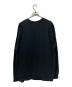 ALMOSTBLACK (オールモストブラック) PRINT LONG T-SHIRTS ロング Tシャツ カットソー ホワイト×ブラック サイズ:2：6000円