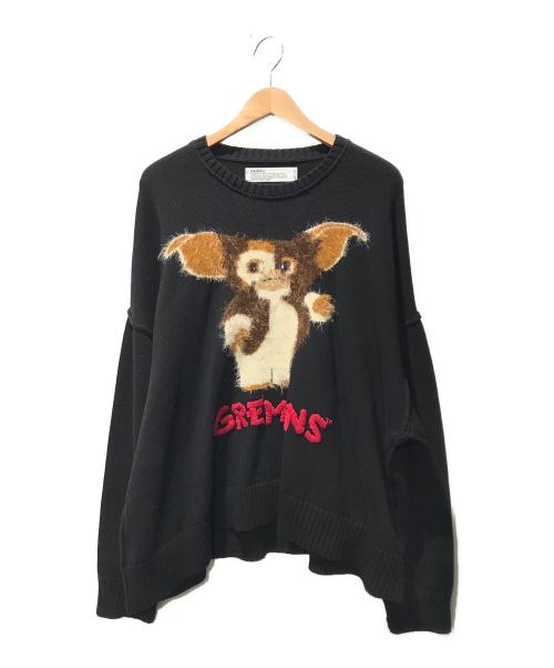 DAIRIKU（ダイリク）DAIRIKU (ダイリク) gremlins (グレムリン) PULLOVER KNIT （プルオーバーニット） ブラウン×ブラック サイズ:FREEの古着・服飾アイテム