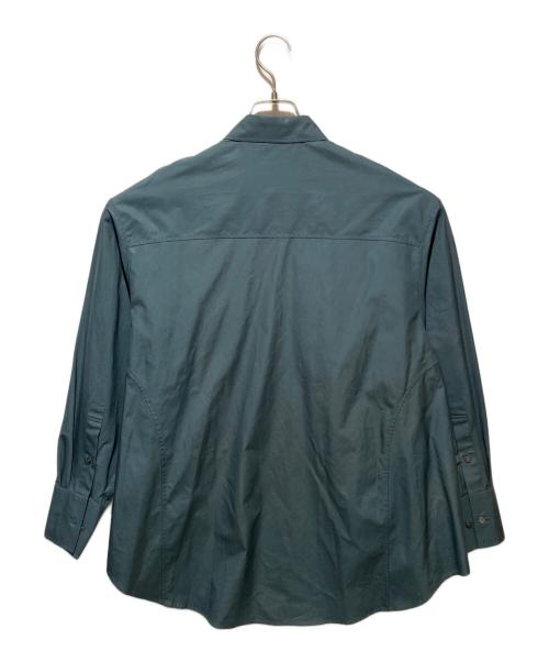 AURALEE（オーラリー）AURALEE (オーラリー) HIGH COUNT FINX OX D/S SH シャツ グリーン 未使用品の古着・服飾アイテム