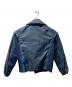 GANRYU (ガンリュウ) ライダースジャケット ブルー サイズ:S：9000円