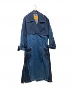LEVI'S REDリーバイス レッド）の古着「TWISTED TRENCH COAT コート」｜インディゴ