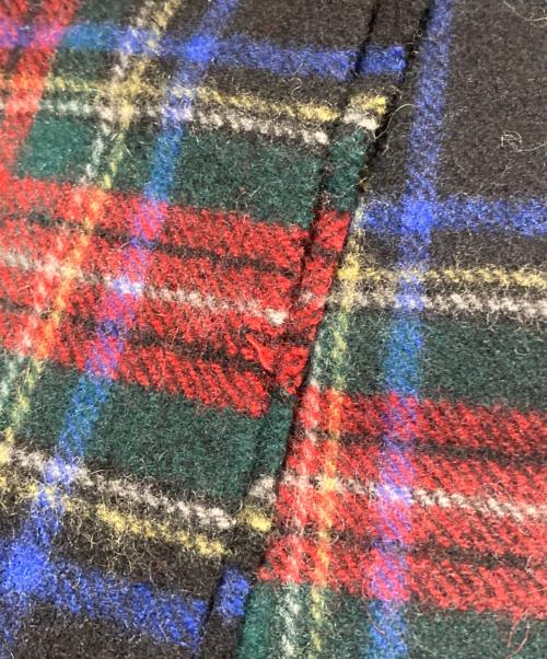 JOHNSTONS（ジョンストンズ）JOHNSTONS (ジョンストンズ) カシミヤチェックマフラー レッドの古着・服飾アイテム