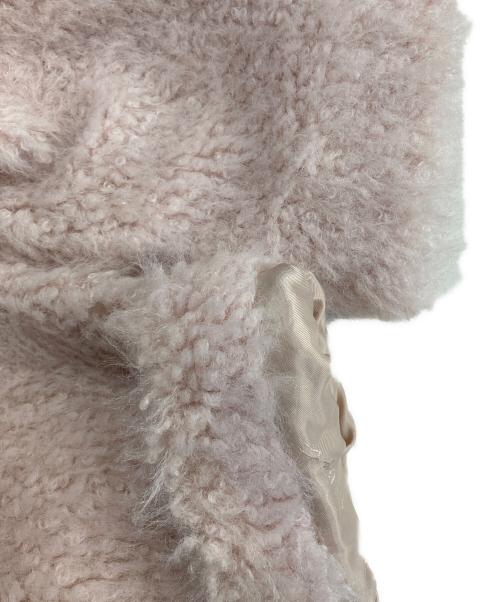 HER LIP TO（ハーリップトゥ）HER LIP TO (ハーリップトゥ) Royal Faux Fur Coat ピンク サイズ:Sの古着・服飾アイテム