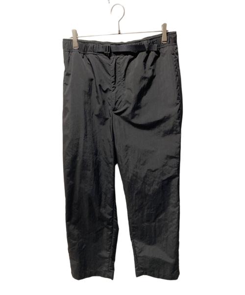 everyone（エブリワン）everyone (エブリワン) NYLON BELTED EASYPANTS パンツ ブラック サイズ:Lの古着・服飾アイテム