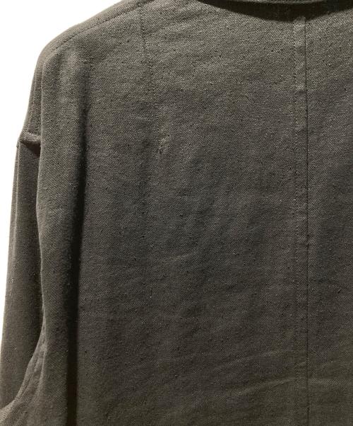 ULTERIOR（アルテリア）ULTERIOR (アルテリア) リネンシルクカバーオール ブラック サイズ:4の古着・服飾アイテム