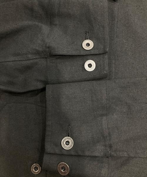 ULTERIOR（アルテリア）ULTERIOR (アルテリア) リネンシルクカバーオール ブラック サイズ:4の古着・服飾アイテム