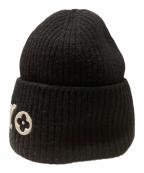 LOUIS VUITTONルイ ヴィトン）の古着「ビーニー・LV ヘッドライン ニット帽」｜ブラック