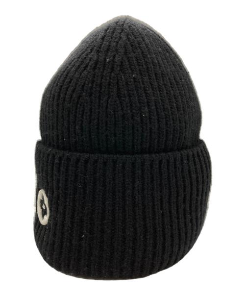LOUIS VUITTON（ルイ ヴィトン）LOUIS VUITTON (ルイ ヴィトン) ビーニー・LV ヘッドライン ニット帽 ブラックの古着・服飾アイテム