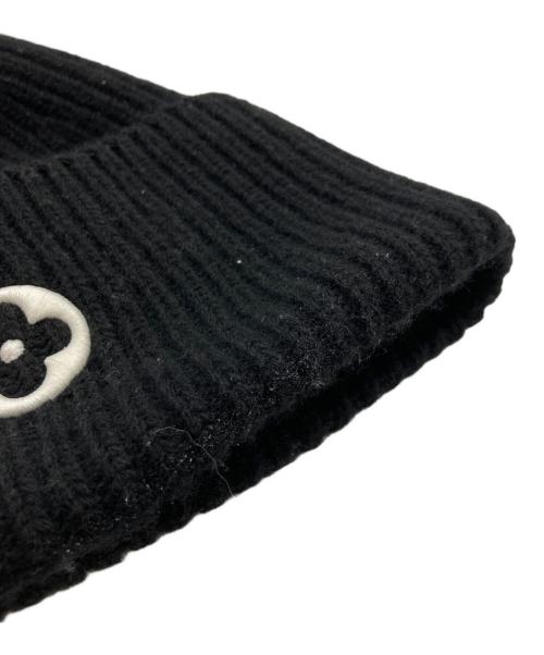 LOUIS VUITTON（ルイ ヴィトン）LOUIS VUITTON (ルイ ヴィトン) ビーニー・LV ヘッドライン ニット帽 ブラックの古着・服飾アイテム