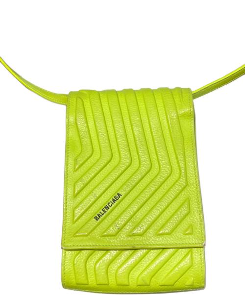 BALENCIAGA（バレンシアガ）BALENCIAGA (バレンシアガ) Car Phone Holder/カーフォンフォルダー イエローの古着・服飾アイテム