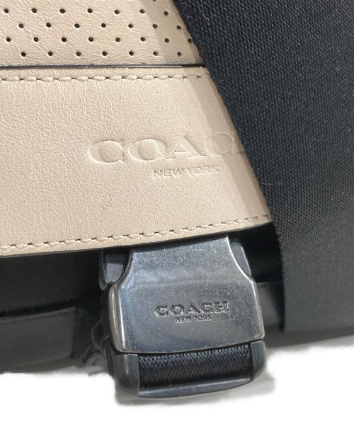 COACH（コーチ）COACH (コーチ) ショルダーバッグ ブラック×ベージュの古着・服飾アイテム