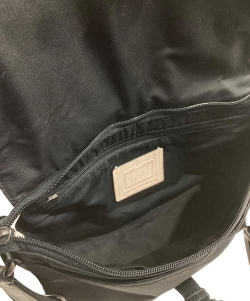 COACH（コーチ）COACH (コーチ) ショルダーバッグ ブラック×ベージュの古着・服飾アイテム