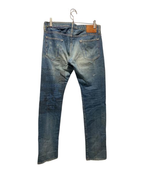 Hysteric Glamour（ヒステリックグラマー）Hysteric Glamour (ヒステリックグラマー) デストロイオールモンスターズデニムパンツ インディゴ サイズ:32の古着・服飾アイテム
