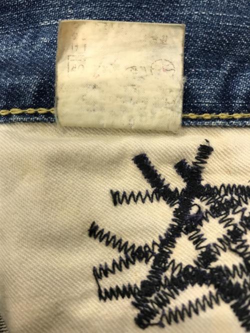 Hysteric Glamour（ヒステリックグラマー）Hysteric Glamour (ヒステリックグラマー) デストロイオールモンスターズデニムパンツ インディゴ サイズ:32の古着・服飾アイテム