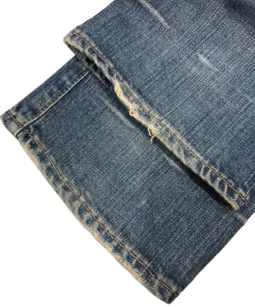 Hysteric Glamour（ヒステリックグラマー）Hysteric Glamour (ヒステリックグラマー) デストロイオールモンスターズデニムパンツ インディゴ サイズ:32の古着・服飾アイテム