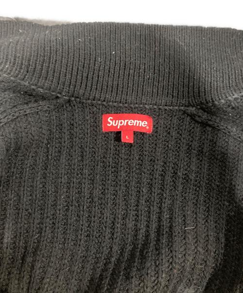 SUPREME（シュプリーム）Supreme (シュプリーム) ニットジャケット ブラック サイズ:Ｌの古着・服飾アイテム