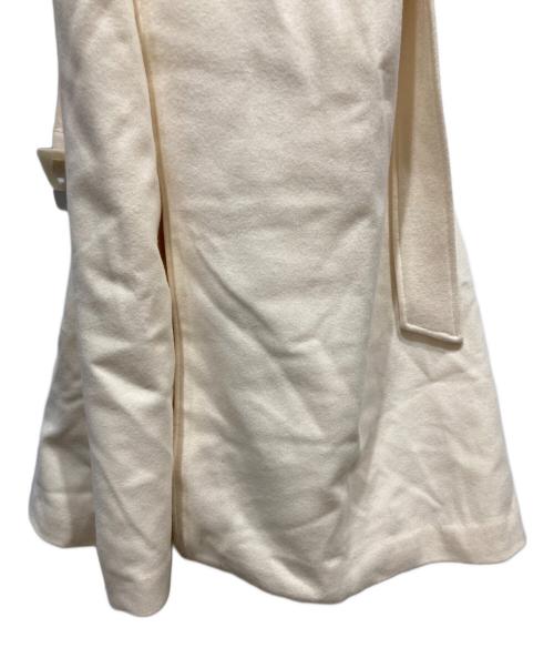 eimy istoire（エイミーイストワール）eimy istoire (エイミーイストワール) ベルテッドウールトレンチコート ホワイト サイズ:Ｍの古着・服飾アイテム