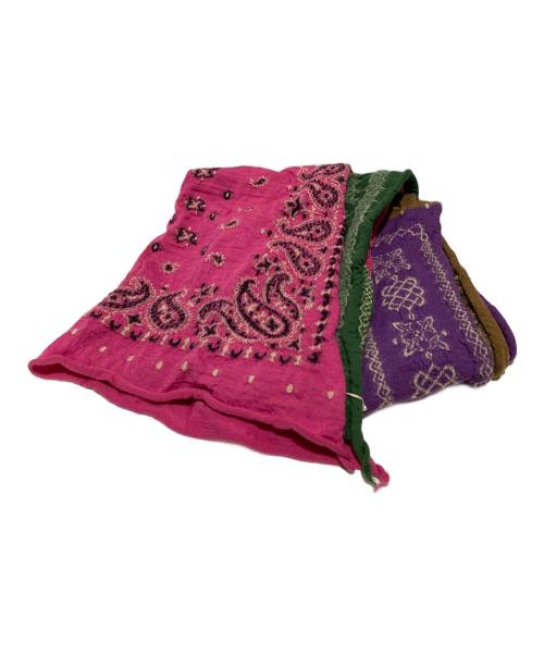 KAPITAL（キャピタル）KAPITAL (キャピタル) 切替マフラー マルチカラー サイズ:FREEの古着・服飾アイテム