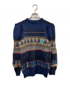 mame kurogouchi ジャガードニットトップス 中古・古着通販】mame kurogouchi (マメクロゴウチ) Drop Jacquard