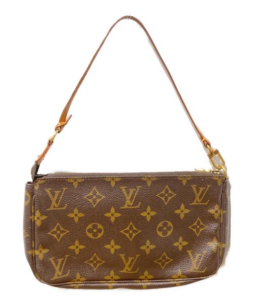 LOUIS VUITTON（ルイ ヴィトン）LOUIS VUITTON (ルイ ヴィトン) アクセソワール ポーチ ブラウンの古着・服飾アイテム