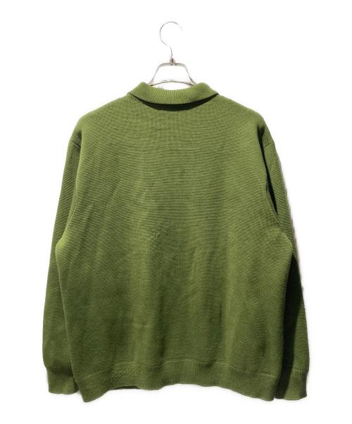 SUPREME（シュプリーム）SUPREME (シュプリーム) 21SS Cow Print Cardigan グリーン サイズ:Lの古着・服飾アイテム
