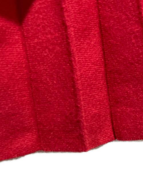 RED VALENTINO（レッドヴァレンティノ）RED VALENTINO (レッドヴァレンティノ) 半袖ニットワンピース レッド サイズ:ＸＳの古着・服飾アイテム