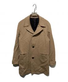 PAUL SMITH（ポールスミス）の古着「メルトンチェスターコート」｜ベージュ