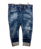 DSQUARED2ディースクエアード）の古着「SAILOR JEAN ダメージ加工 デニムパンツ」｜インディゴ