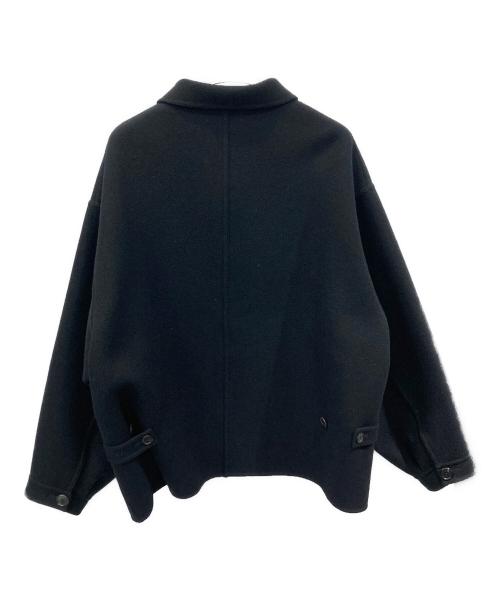 H BEAUTY&YOUTH（エイチ ビューティー&ユース）H BEAUTY&YOUTH (エイチ ビューティー&ユース) WOOL CASHMERE WORKY JACKET ブラック サイズ:Lの古着・服飾アイテム