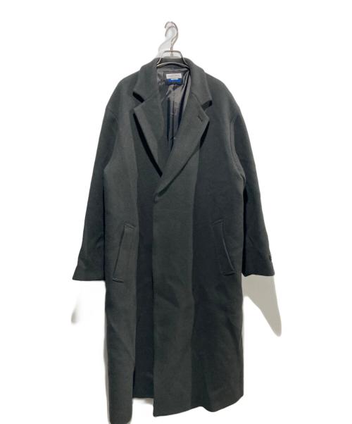 MAISON SPECIAL（メゾンスペシャル）MAISON SPECIAL (メゾンスペシャル) SUPER140Sウールプライムオーバーセミダブルチェスターコート グレー サイズ:2の古着・服飾アイテム