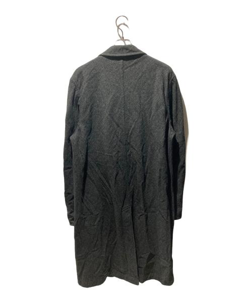 COMME des GARCONS HOMME PLUS（コムデギャルソンオムプリュス）COMME des GARCONS HOMME PLUS (コムデギャルソンオムプリュス) 90’Sウールステンカラーコート グレー サイズ:Ｌの古着・服飾アイテム