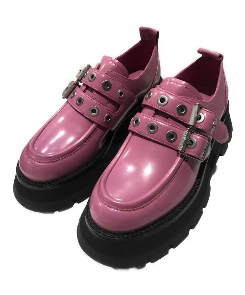 3.1 phillip lim（スリーワンフィリップリム）3.1 phillip lim (スリーワンフィリップリム) Kate creeper Loafers ピンク サイズ:37の古着・服飾アイテム