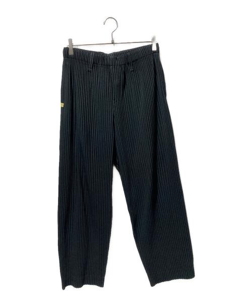 HOMME PLISSE ISSEY MIYAKE（オム プリッセ イッセイ ミヤケ）HOMME PLISSE ISSEY MIYAKE (オムプリッセ イッセイ ミヤケ) 15AW BASICS pleated pants ブラック サイズ:SIZE 2の古着・服飾アイテム
