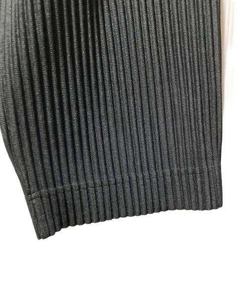 HOMME PLISSE ISSEY MIYAKE（オム プリッセ イッセイ ミヤケ）HOMME PLISSE ISSEY MIYAKE (オムプリッセ イッセイ ミヤケ) 15AW BASICS pleated pants ブラック サイズ:SIZE 2の古着・服飾アイテム