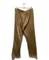 AURALEE (オーラリー) ORGANIC COTTON VELOUR PANTS ベージュ サイズ:5：6000円